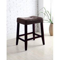 Bianca Saddle Bar Stool - Espresso